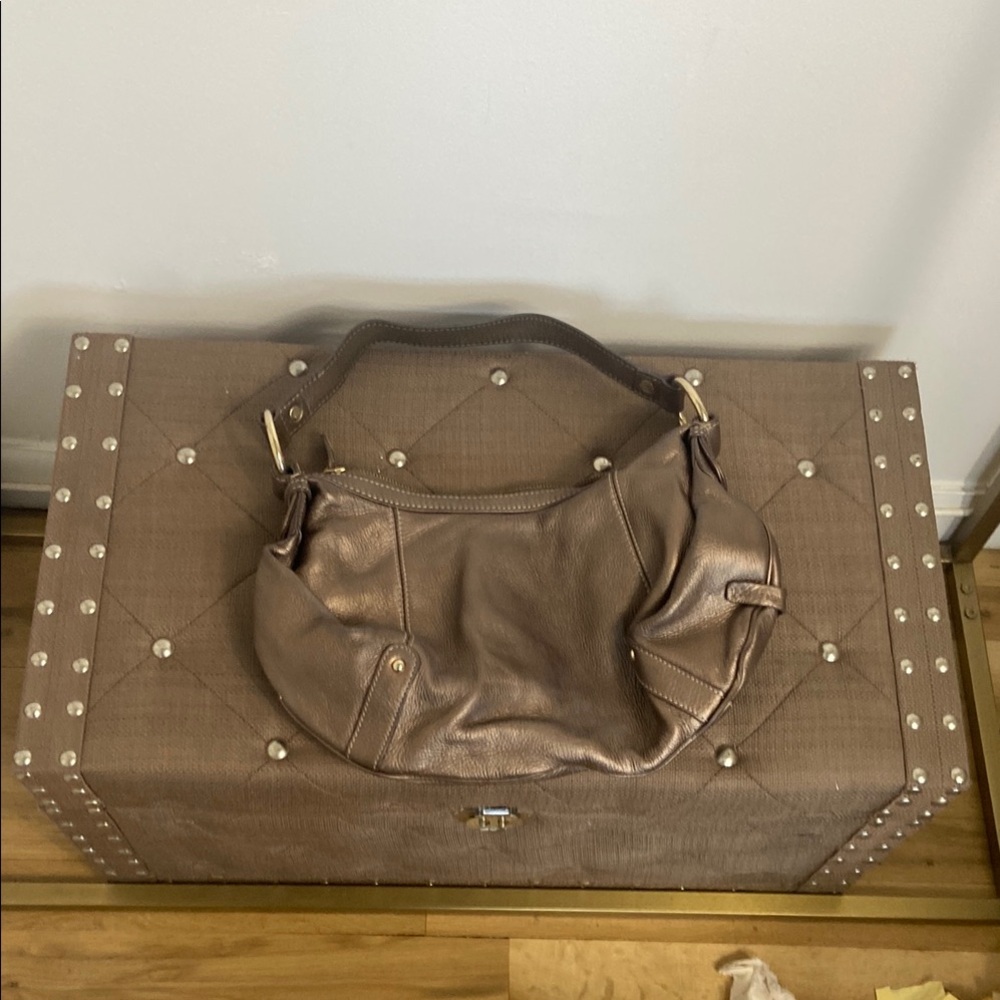 Elegant Metallic Bronze Women's Bag